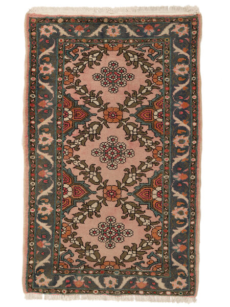 Lillian Vloerkleed 77X124 Bruin/Zwart Wol, Perzië/Iran Carpetvista