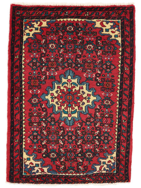  Persialainen Hamadan Matot Matto 80X120 Musta/Tummanpunainen (Villa, Persia/Iran)