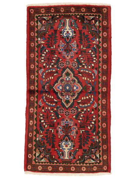  68X135 Lillian Covor Dark Red/Negru Persia/Iran
 Carpetvista