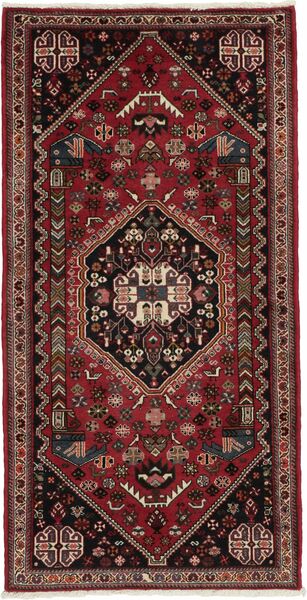 絨毯 ペルシャ カシュガイ 73X144 ブラック/ダークレッド (ウール, ペルシャ/イラン)