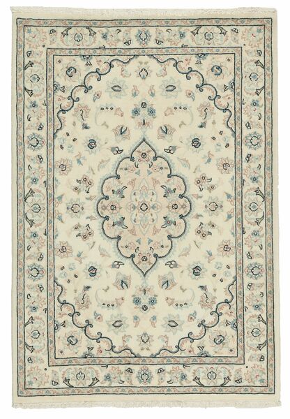  Persan Nain 9La Sherkat Farsh Covor 100X145 Verde/Galben