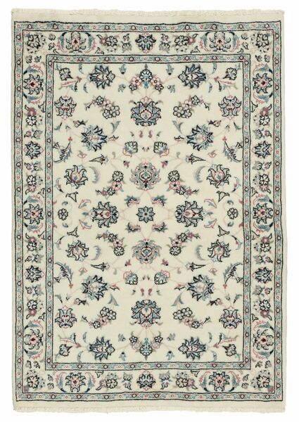  Persian Nain 9La Sherkat Farsh Rug 102X146 Green/Black