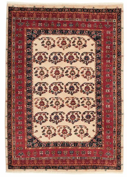  Persian Gabbeh Kashkooli Rug 108X148 Dark Red/Black