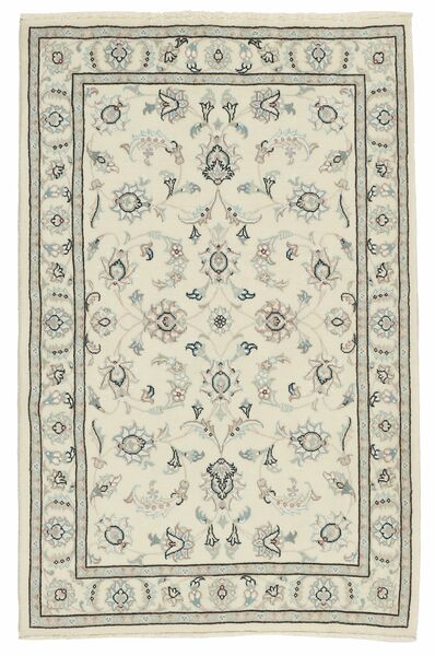  Nain 9La Sherkat Farsh Alfombra 97X148 Persa De Lana Verde/Amarillo Pequeño