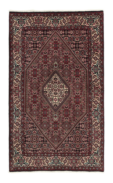 110X180 Alfombra Oriental Bidjar Negro/Rojo Oscuro (Lana, Persia/Irán)