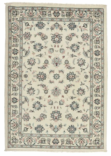 106X150 Nain 9La Sherkat Farsh Rug Oriental Green/Dark Green (Wool, Persia/Iran)