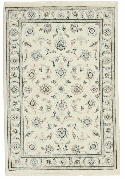  Nain 9La Sherkat Farsh Rug 100X150 Persian Wool Green/Light Green Small