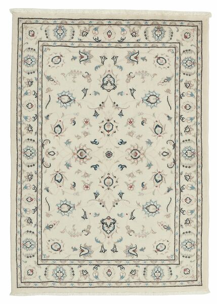  Nain 9La Sherkat Farsh Rug 105X150 Persian Wool Yellow/Green Small