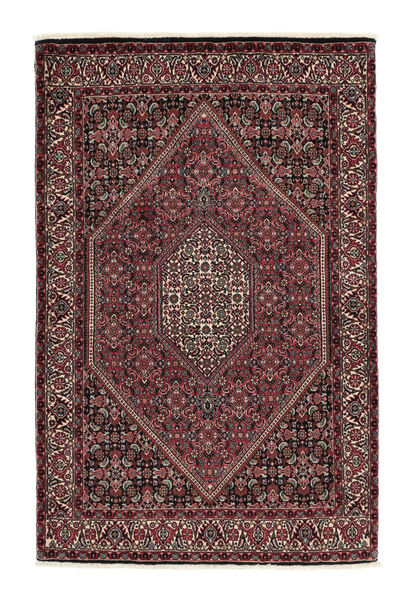  Persian Bidjar Rug 110X175 Black/Dark Red