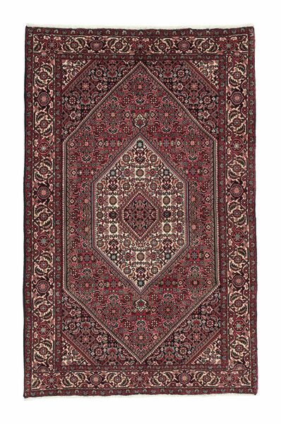  Persian Bidjar Rug 110X173 Black/Dark Red (Wool, Persia/Iran)