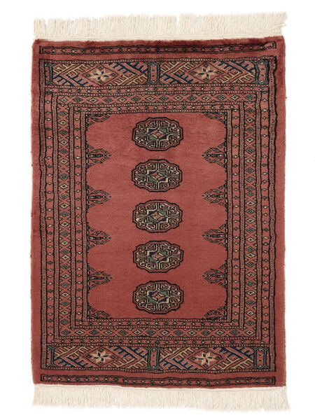 66X93 Dywan Pakistański Bucharski 2Ply Orientalny Ciemnoczerwony/Czarny (Wełna, Pakistan ) Carpetvista