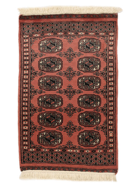 絨毯 パキスタン ブハラ 2Ply 62X99 ブラック/ダークレッド (ウール, パキスタン)