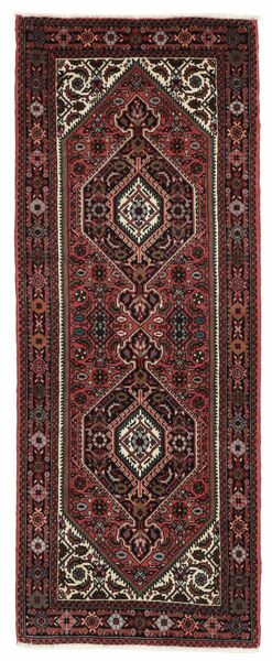 65X165 Gholtogh Orientalisk Hallmatta Svart/Mörkröd (Ull, Persien/Iran)