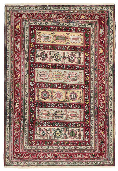  Kilim Golbarjasta Szőnyeg 110X163 Sötétpiros/Barna