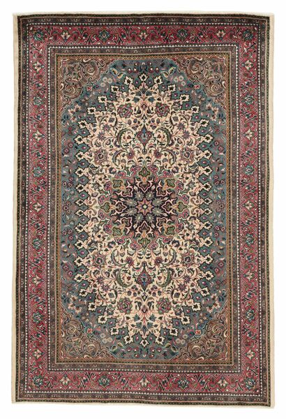 絨毯 サルーク Fine 107X160 ダークレッド/ブラック (ウール, ペルシャ/イラン)