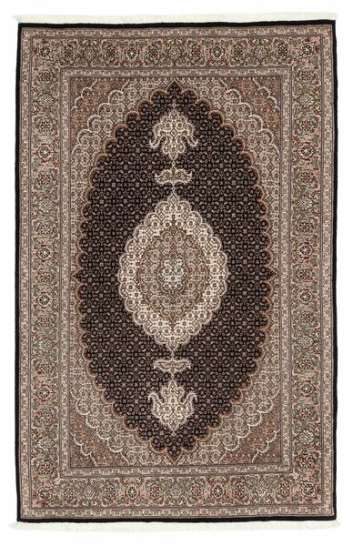  Tabriz 50 Raj Rug 105X163 Persian Wool Brown/Black Small