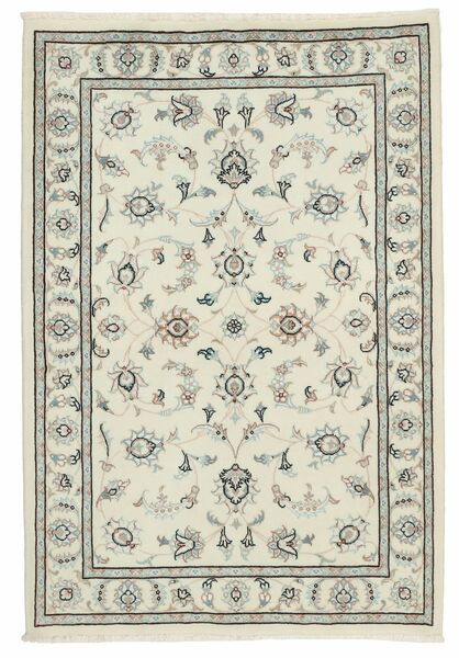  100X150 Nain 9La Sherkat Farsh Rug Green/Dark Green Persia/Iran