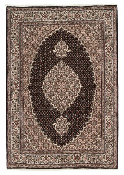  103X150 Tabriz 40 Raj Rug Brown/Black Persia/Iran