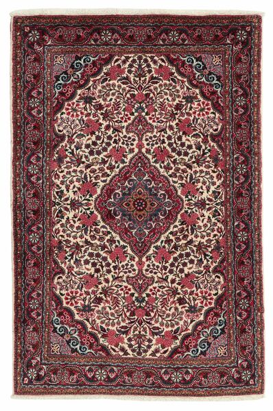  Sarough Alfombra 105X160 Persa De Lana Negro/Rojo Oscuro Pequeño