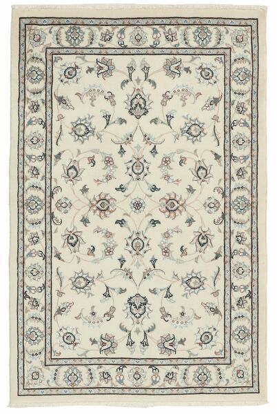  Nain 9La Sherkat Farsh Rug 100X153 Persian Wool Green/Dark Yellow Small