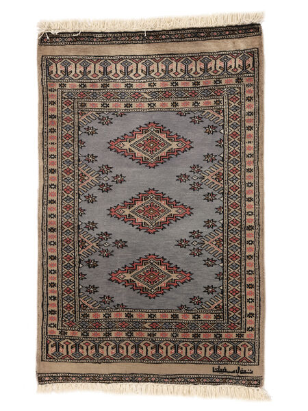  Pakistan Bokhara 2Ply Vloerkleed 60X96 Bruin/Zwart Carpetvista