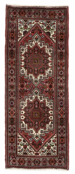  Gholtogh Rug 60X155 Persian Wool Black/Dark Red Small