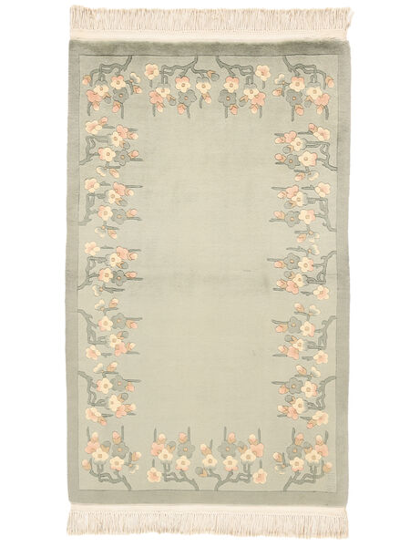  91X152 Medaille Klein China 90 Line Vloerkleed Wol, Carpetvista