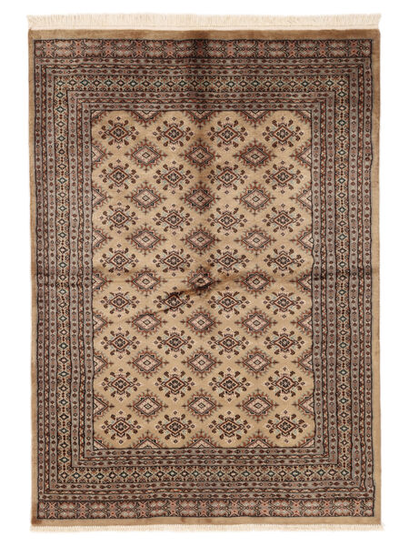 絨毯 オリエンタル パキスタン ブハラ 2Ply 141X199 茶色/ブラック (ウール, パキスタン)