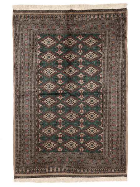 154X225 Pakistan Bokhara 2Ply Tæppe Orientalsk Sort/Brun (Uld, Pakistan) Carpetvista