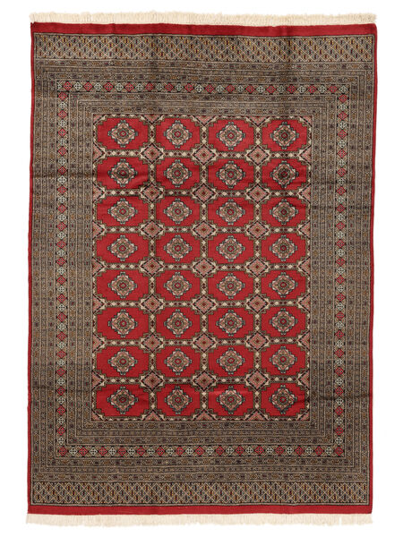 190X274 絨毯 パキスタン ブハラ 2Ply オリエンタル 茶色/ブラック (ウール, パキスタン) Carpetvista