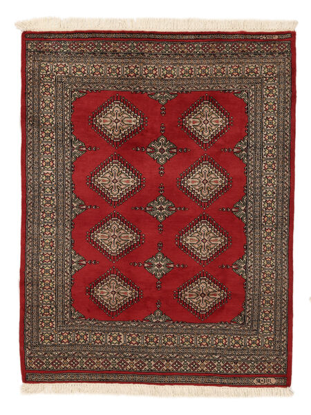  Oriental Pakistan Bokhara 2Ply Rug 125X165 Dark Red/Black Wool, Pakistan Carpetvista