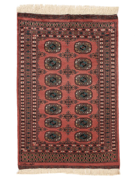 絨毯 オリエンタル パキスタン ブハラ 2Ply 77X118 ダークレッド/ブラック (ウール, パキスタン)