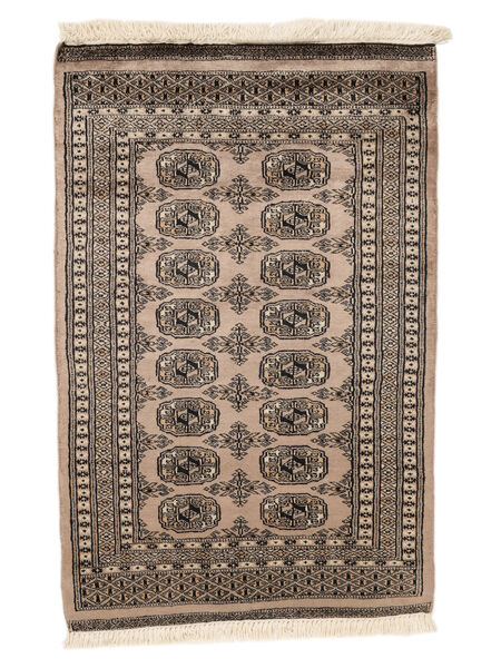  Pakistan Bokhara 2Ply Rug 75X118 Brown/Black Carpetvista