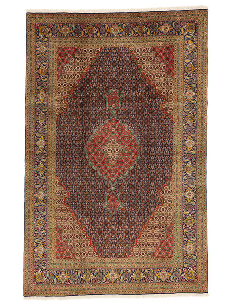  Persan Tabriz 40 Raj Covor 196X315 Maro/Negru Carpetvista