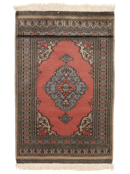  80X125 Medalion Mic Pakistan Bukhara 2Ply Covor Lână, Carpetvista