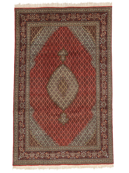 Tappeto Tabriz 40 Raj 200X315 Rosso Scuro/Marrone (Lana, Persia/Iran)