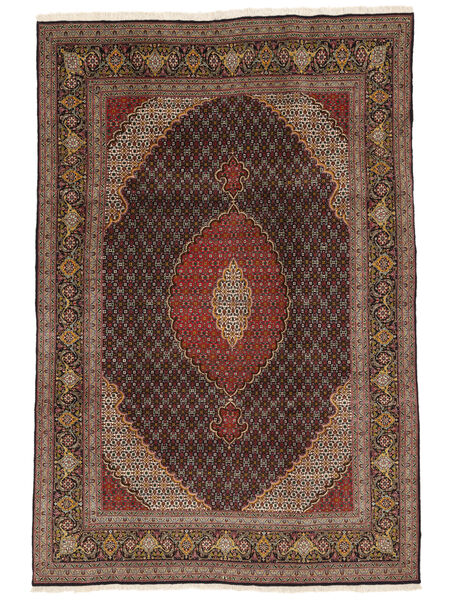  200X294 Tabriz 40 Raj Rug Black/Brown Persia/Iran Carpetvista