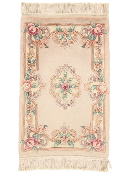  Oriental China 90 Line Rug 60X90 Beige/Brown Wool, China Carpetvista