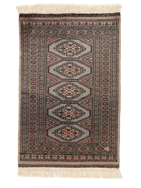 Pakistan Bokhara 2Ply Matta 78X120 Brun/Svart Ull, Pakistan Carpetvista