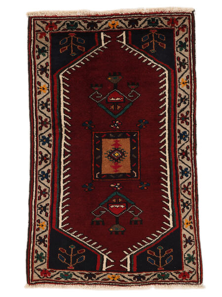  Persian Kelardasht Rug 68X110 Black/Brown (Wool, Persia/Iran)