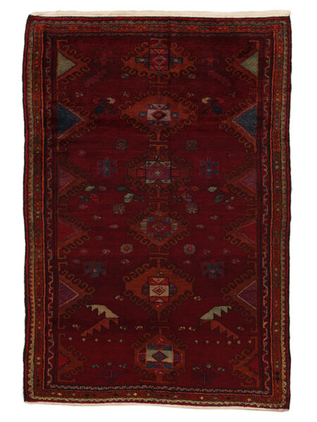  Orientalsk Lori Teppe 160X235 Svart/Mørk Rød Ull, Persia/Iran Carpetvista