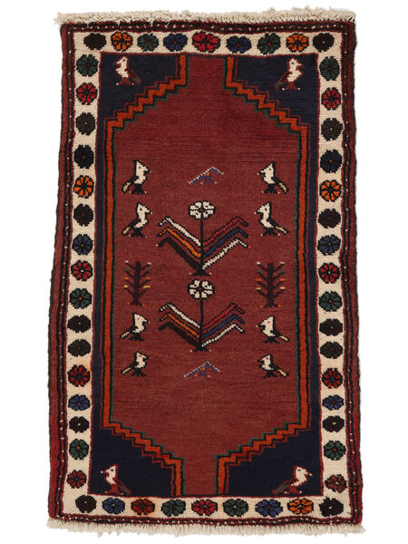  Klardasht Alfombra 55X93 Persa De Lana Negro/Rojo Oscuro Pequeño Carpetvista