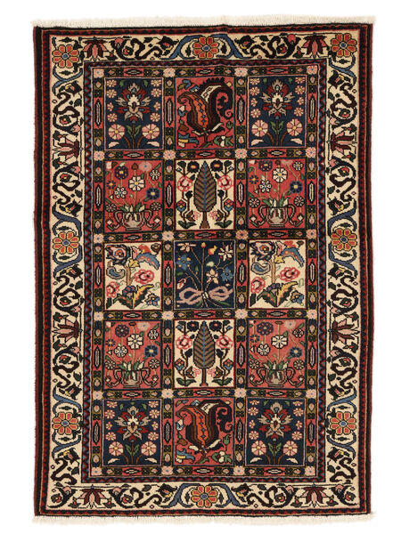 Tappeto Orientale Bakhtiar Collectible 107X155 Nero/Rosso Scuro (Lana, Persia/Iran)