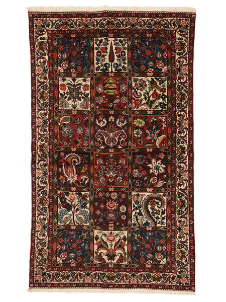  Orientalsk Bakhtiar Collectible Teppe 122X211 Svart/Mørk Rød Ull, Persia/Iran Carpetvista