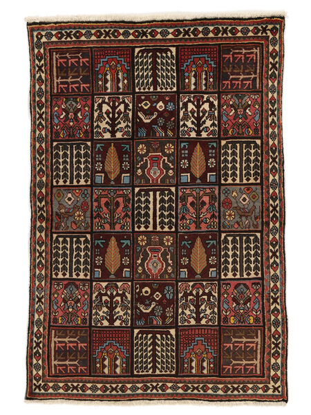 Tapete Oriental Bakhtiari Collectible 105X156 Preto/Vermelho Escuro (Lã, Pérsia/Irão)