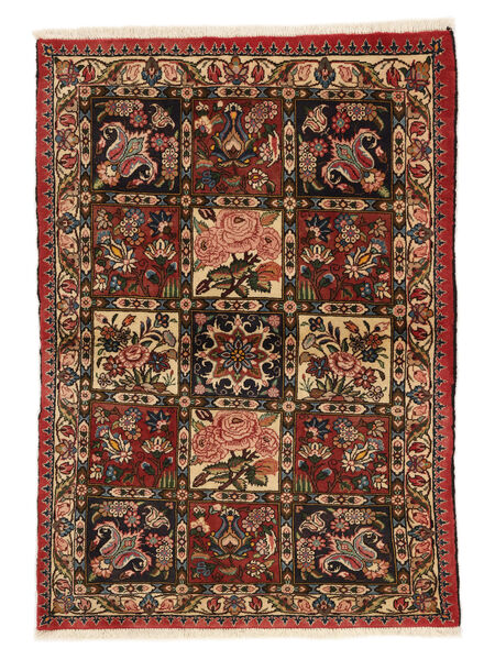 Tappeto Orientale Bakhtiar Collectible 107X151 Nero/Marrone (Lana, Persia/Iran)