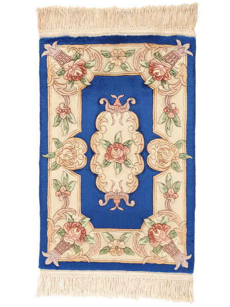 China 90 Line Rug 60X90 Beige/Dark Blue Wool, China Carpetvista