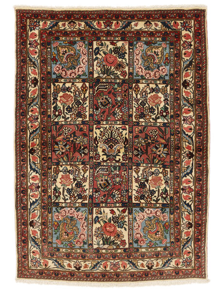  114X159 Bakhtiar Collectible Vloerkleed Zwart/Bruin Perzië/Iran Carpetvista