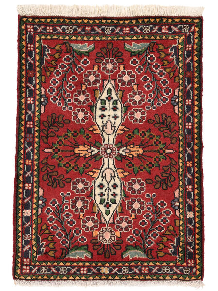  60X85 Lillian Rug Black/Dark Red Persia/Iran Carpetvista