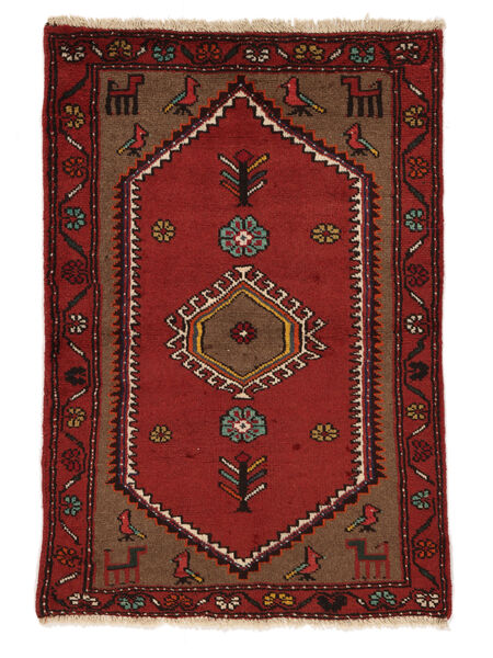 78X117 Klardasht Teppe Orientalsk Mørk Rød/Svart (Ull, Persia/Iran) Carpetvista